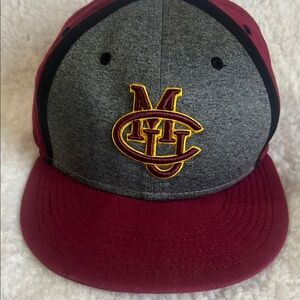 Nike Gray and‎ Red Snapback Hat